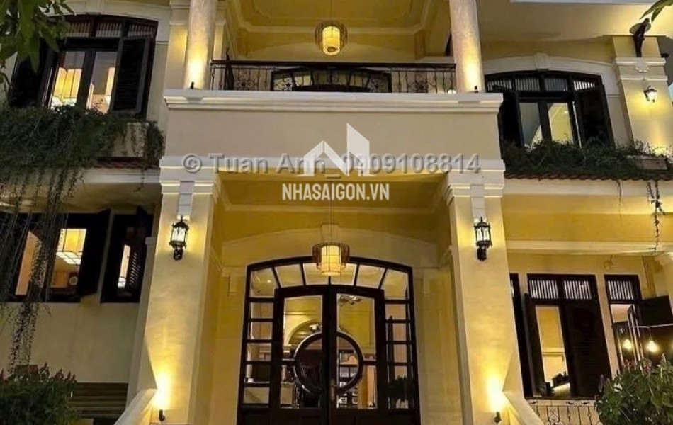 Bán Siêu Phẩm VILLA mặt tiền Xuân Thủy, Thảo Điền, Q.2. DT: 897m2, Sổ Đỏ. Giá: 405 tỷ. LH: 0909108814